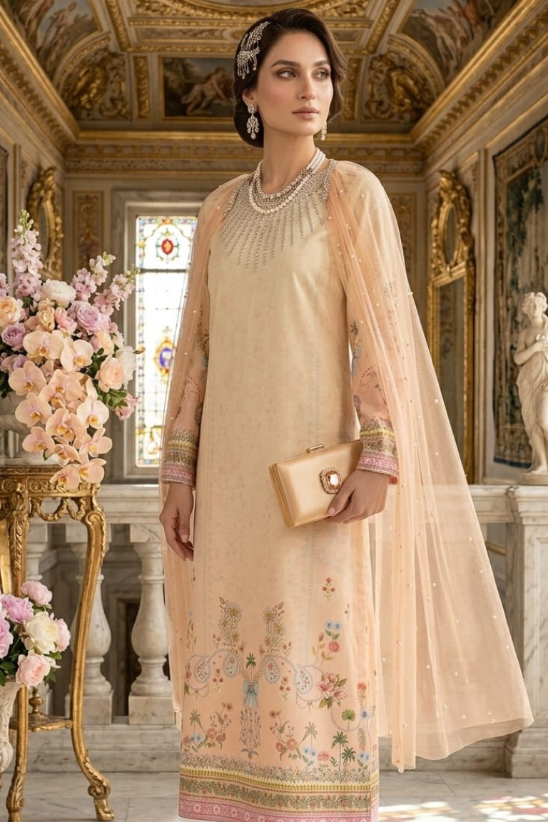 Luxury Pret Fully Embellished long shirt
