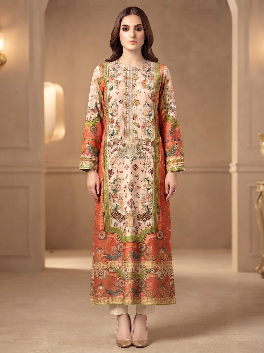 Heritage hand embellished long shirt
