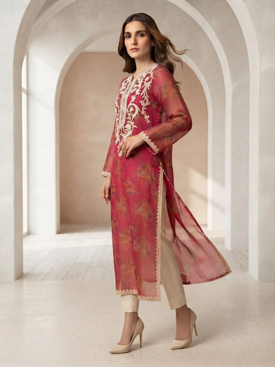 Rouge Dori Straight Shirt